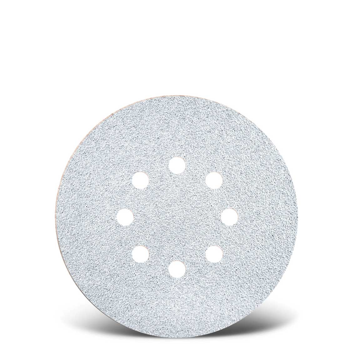 MENZER hook & loop sanding discs for random orbital sanders, G40–400, Ø 150 mm / 8 hole / stearated aluminium oxide