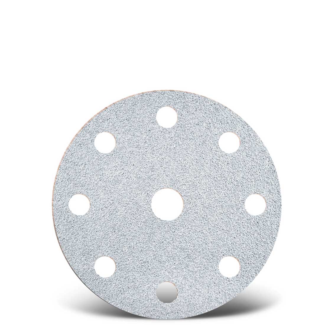 MENZER hook & loop sanding discs for random orbital sanders, G40–400, Ø 150 mm / 9 hole / stearated aluminium oxide