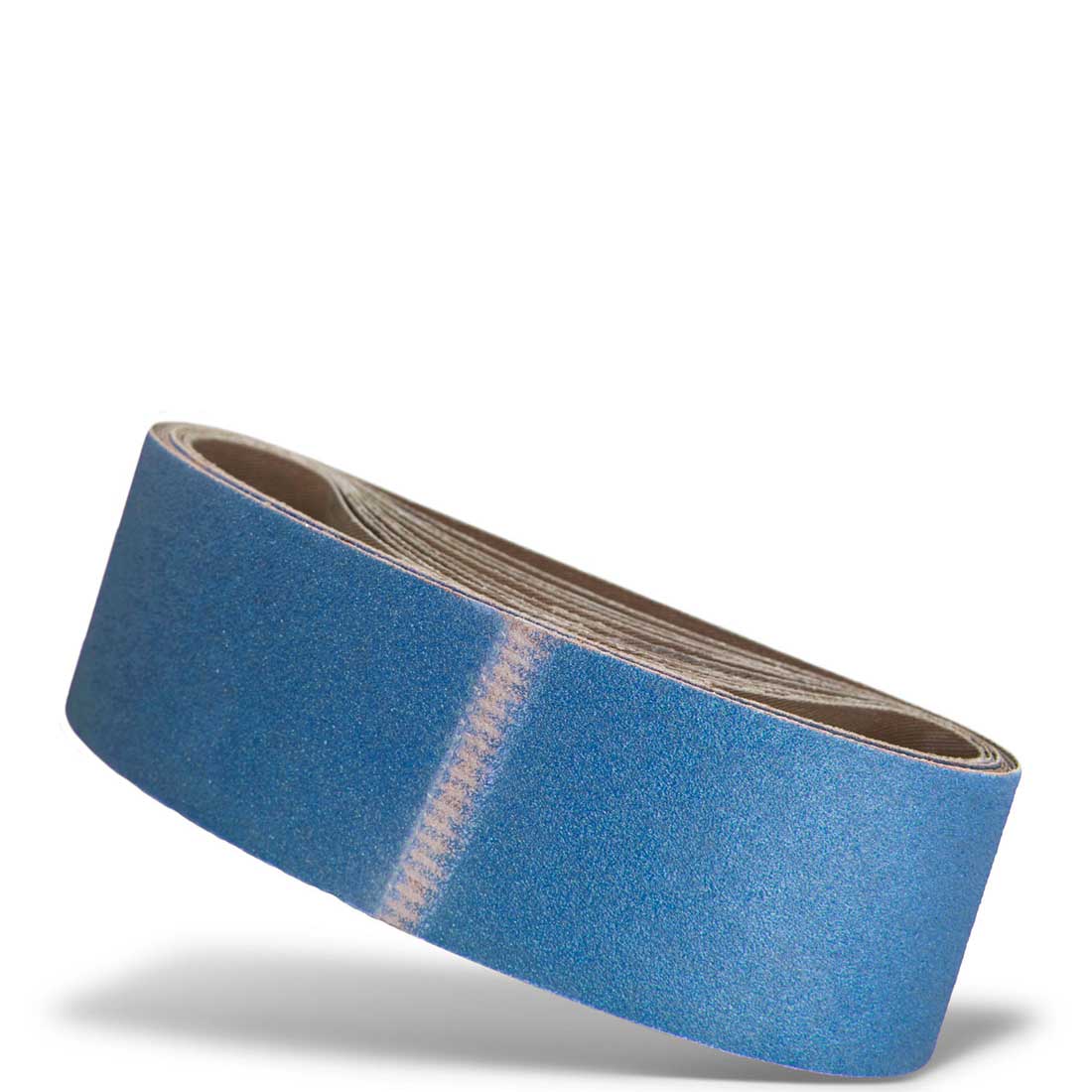 MENZER sanding belts for hand belt sanders, G36–120, 75 x 533 mm / zirconium aluminium oxide