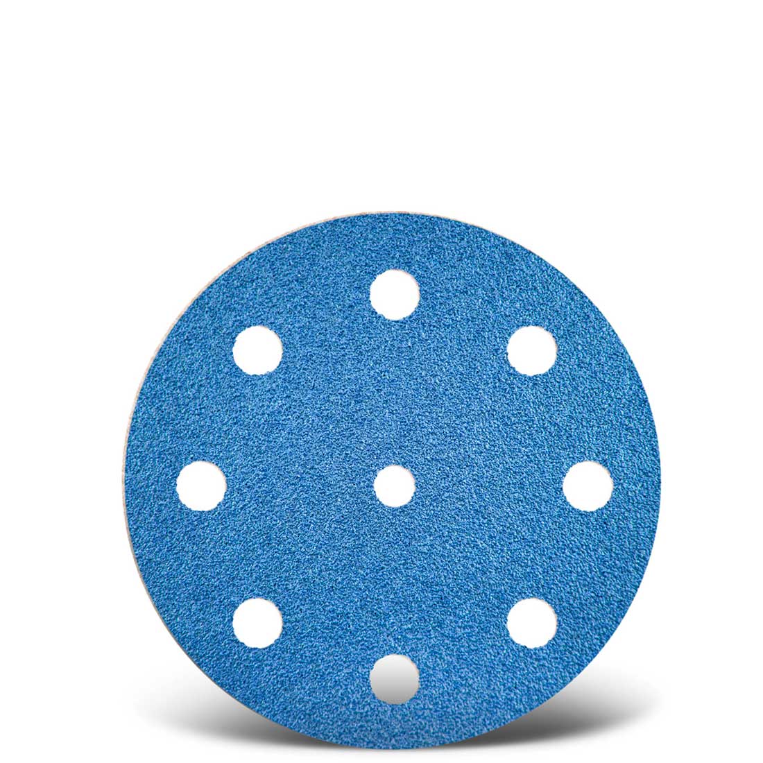 MENZER hook & loop sanding discs for random orbital sanders, G24–120, Ø 125 mm / 9 hole / zirconium aluminium oxide