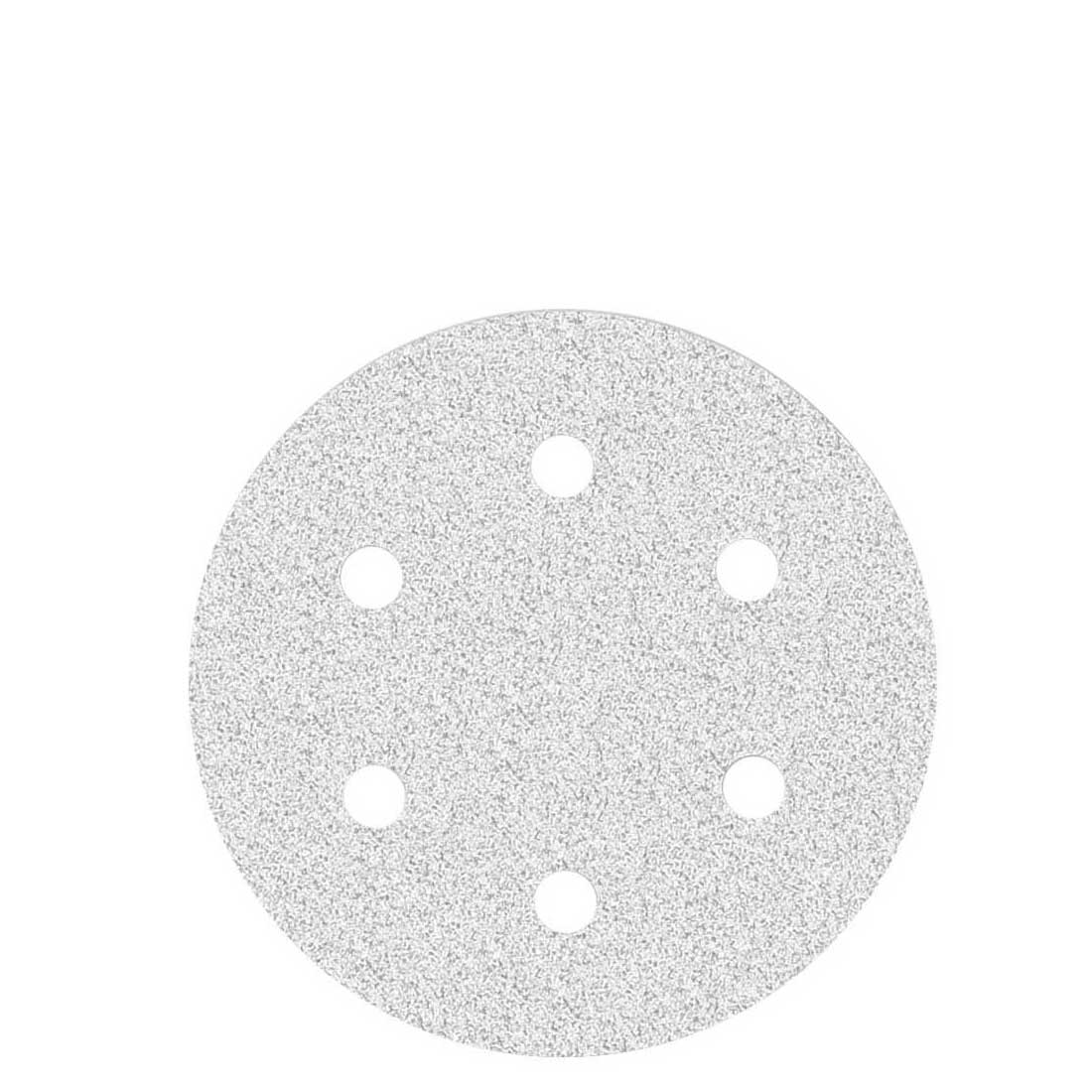 MioTools hook & loop sanding discs for drywall sanders, G40–400, Ø 225 mm / 6 hole / stearated aluminium oxide