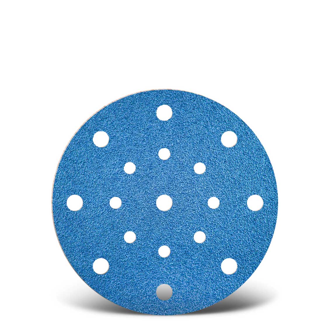 MENZER hook & loop sanding discs for random orbital sanders, G24–120, Ø 150 mm / 17 hole / zirconium aluminium oxide