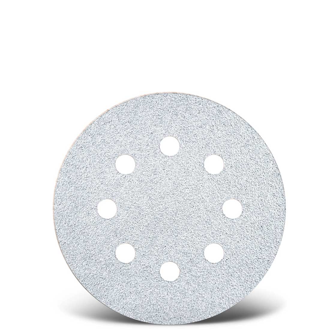 MENZER hook & loop sanding discs for random orbital sanders, G40–400, Ø 115 mm / 8 hole / stearated aluminium oxide