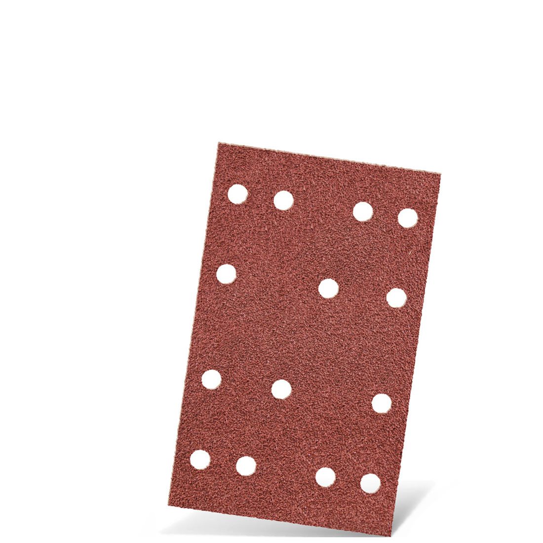 MENZER hook & loop sanding sheets for orbital sanders, G40–240, 133 x 80 mm / 14 hole / aluminium oxide